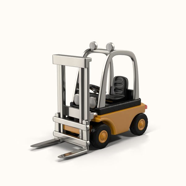Yellow Forklift